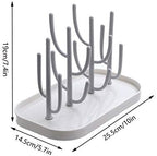 Baby Bottle Drying Rack with Base, Creative Tree Branch Baby Bottle Dryer Holder - Image 2
