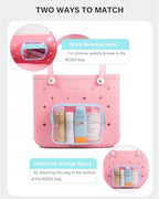 LETGO 4 PCS Clear Insert Bag for Bogg Bag, 4 Sizes Waterproof Beach Bag - Image 5