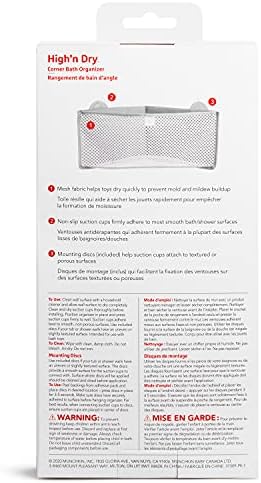 Munchkin® High 'n Dry™ Corner Bath Toy Organizer and Storage - Image 6
