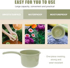 SOLUSTRE 2pcs Light Green Plastic Water Ladles Shower Bath Scoops Kitchen Water - Image 5