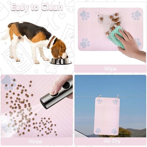 Dog Cat Food Mat, Absorbent Pet Feeding Mat - Image 7