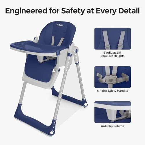 Cochildor 3-in-1 Baby High Chair, Foldable High Chair - Image 3