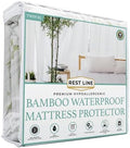 RestLine Premium Bamboo Waterproof Mattress Protector by RestLine