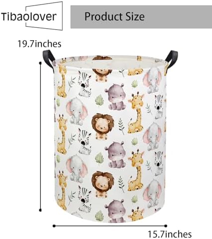 Animal Baby Laundry Basket Kids Hamper Animal Toy Storage Bin - Image 6