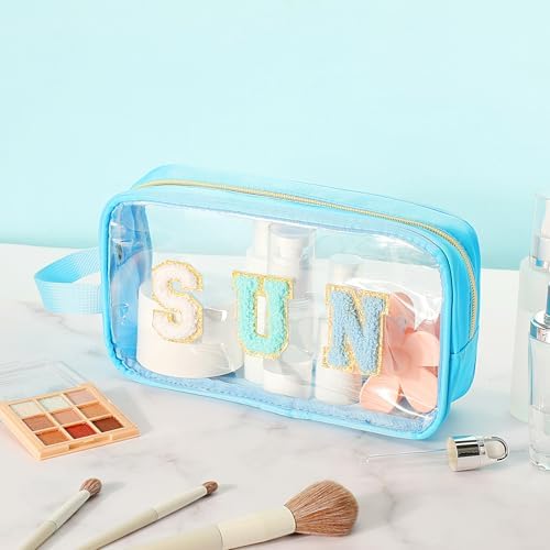 Kacctyen Sun Letter Clear Makeup Bags - Image 5