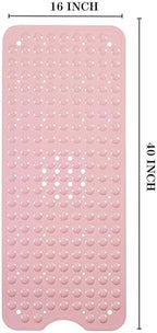 YANZIFLY Bathtub Mat for Shower: Soft Silicone Bath Mat Non Slip - Image 2