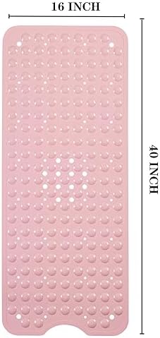 YANZIFLY Bathtub Mat for Shower: Soft Silicone Bath Mat Non Slip - Image 2