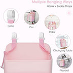 Maliton Hanging Diaper Caddy Nursery Caddy Organizer - Image 2