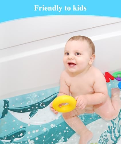 Secopad Bathtub Mat Non Slip, Cute Tub Mat - Image 2