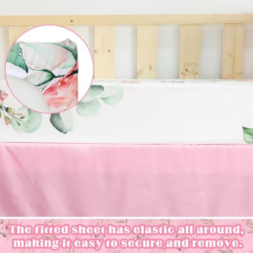 Hahafelt 3 Pcs Safari Animals Baby Crib Bedding Set - Image 7
