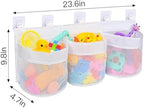 Bathroom Bath Toy Storage for Bathtub, Baby Bath Tub Toys Holder, Kids Mesh - Image 2