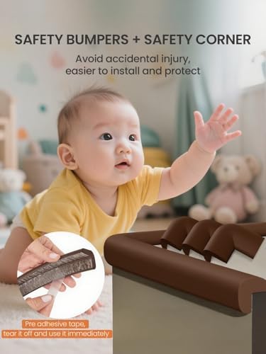 Baby Corner Protector Guards, 6.6FT 0.47'' Thick, Peel and Stick - Image 5