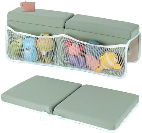 Baby Bath Kneeler and Elbow Rest Pad Set by YUFIXO