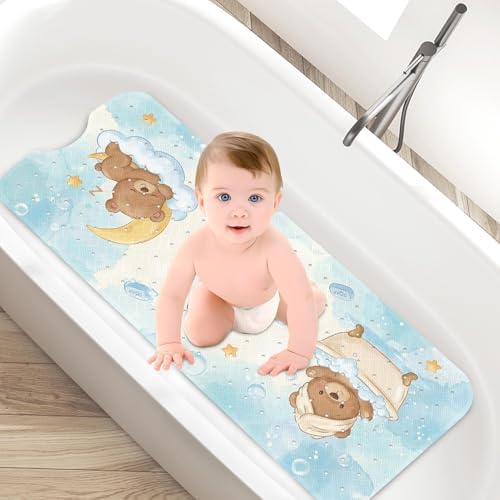 Bathtub Shower Mat 40X16 Inch, for Toddler - Image 4