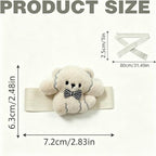 2 Pack Neutral Nursery Decor Cartoon Grey Dog Curtain Tiebacks, Cute & - Image 5