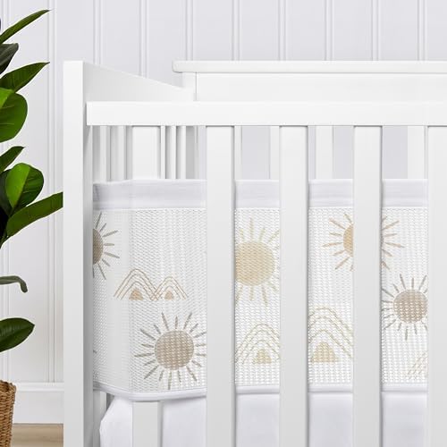 Sweet Jojo Designs + BreathableBaby 2-Piece Breathable Mesh Crib Liner Set - Image 4