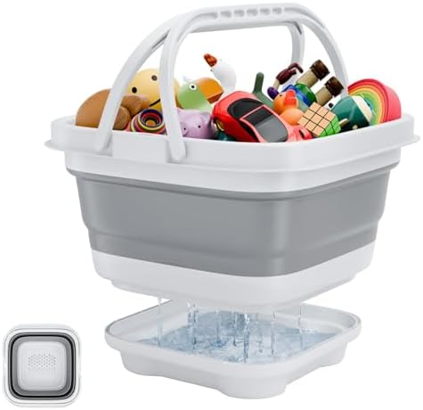 Bath Toy Storage Organizer, Foldable Bath Toy Holder by Steipirr