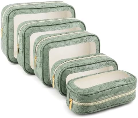 YOPCDJ 5PCS Baby Diaper Bag Organizer Pouches Set, TSA Approved Travel Toiletry by YOPCDJ