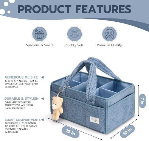 PeraBella Baby Diaper Caddy Organizer - Image 4