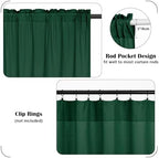 FRAMICS Farmhouse Cotton Linen Curtains - Image 5