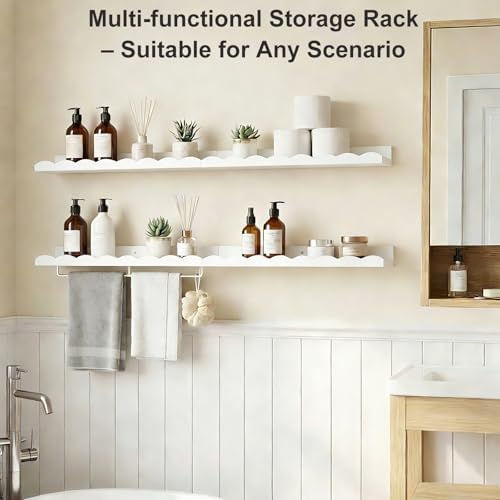 Fixwal Nursery Shelves, 24 Inch Floating Bookshelves - Image 2