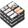 Drawer Organizer Storage for Clothes, 21 Pack by SIXDOVE