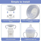 Sippy Cup Conversion Kit for Philips Avent Natural Baby Bottles, Toddler - Image 7