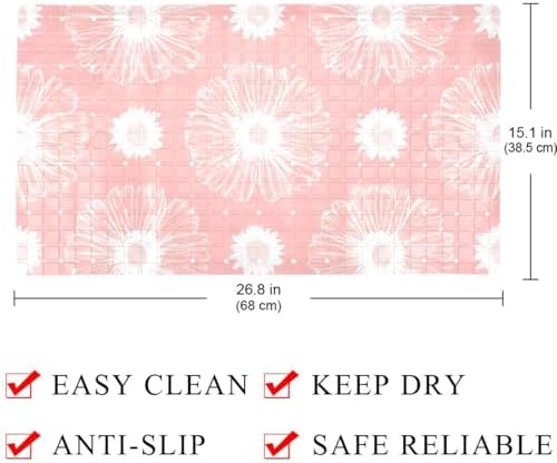Baby Bath Mat Non Slip 26.8"x15.1" Bathtub Mat - Image 4