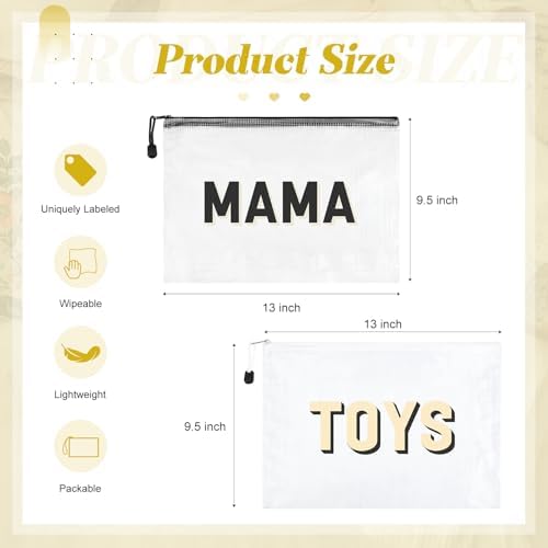 6pcs Hospital Diaper Bag Organizing Pouches - Image 2
