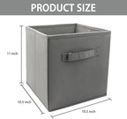 EBIGIC Storage Cubes Collapsible fabric Storage bins, cube storage organizer - Image 2