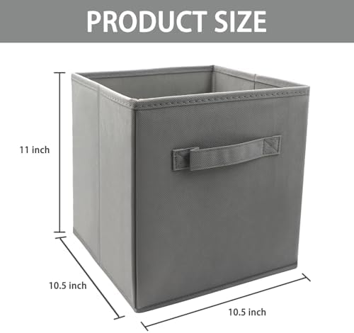 EBIGIC Storage Cubes Collapsible fabric Storage bins, cube storage organizer - Image 2