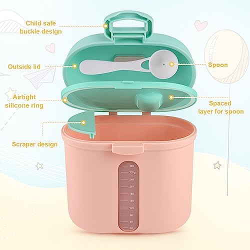 Accmor Baby Formula Dispenser On The Go, Portable Milk Powder Formula Dispenser - Image 4