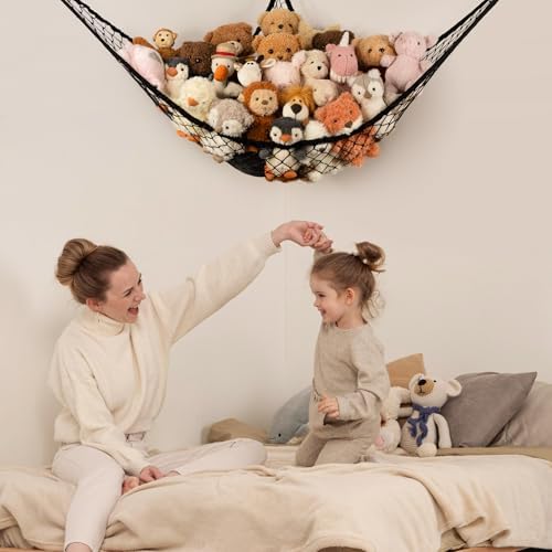 Stuffed Animal Storage Hammock Net Corner - Image 2