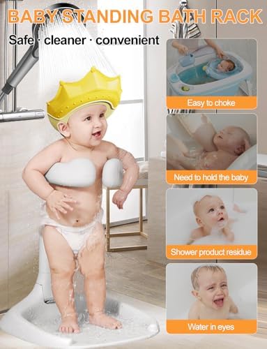 Baby Shower Stand, Adjustable Baby Bath Stand - Image 3