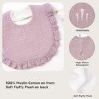 Bearmoss 8 Pack Muslin Baby Bibs - Image 4