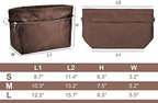 Vercord Handbag Purse Tote Pocketbook Organizer Insert Zipper Closure 11 - Image 2