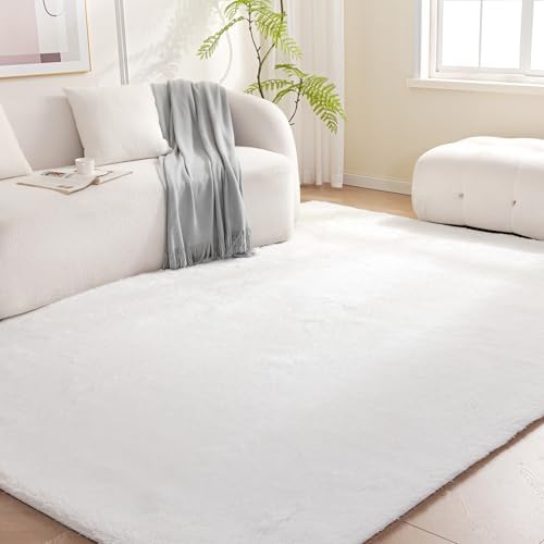 Amazon Basics Fluffy Washable Area Rug, Shaggy Carpet by AmazonBasics