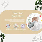 4 Pack Pack and Play Fitted Sheets 26” x 38”, Compatible - Image 2