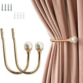 COCIVIVRE 2 Pack Curtain Holdbacks Wall Mounted Curtain Tiebacks Hooks Plastic by COCIVIVRE