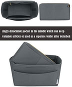LEXSION Felt Purse Organizer Insert, Tote Bag Shaper Dividers - Image 3