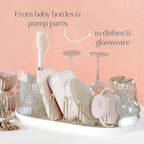 Winnie & Lu Baby Bottle Drying Rack, Stainless Steel Countertop Rack - Image 4