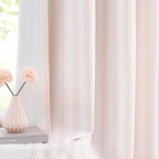 ZJDECOR White Cotton Blended Full Blackout Curtains by ZJDECOR