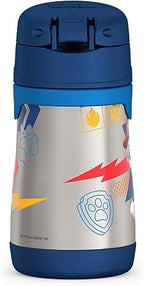 THERMOS Vacuum Insulated Stainless Steel 10oz Straw Bottle, PAW PATROL BOY - Image 3