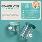 Mason Bottle Glass Breastmilk Storage Jar Set - Image 3