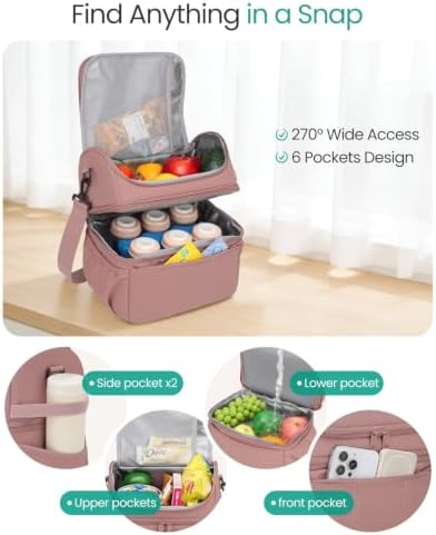 Breastmilk Cooler Bag, 12L Double Deck - Image 6