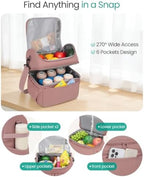 Breastmilk Cooler Bag, 12L Double Deck - Image 6