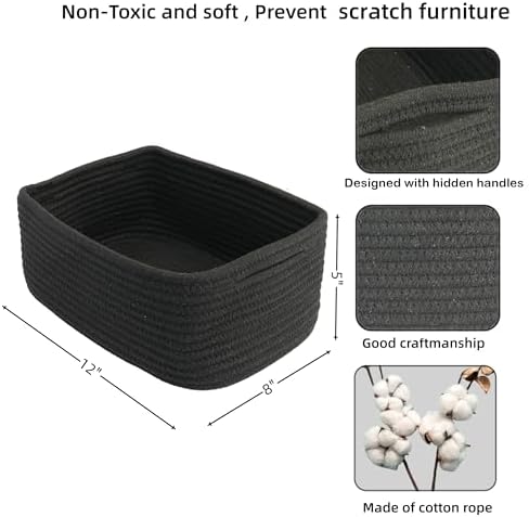 XUANGUO Small Woven Storage Baskets - Image 2