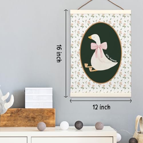 LKETW Forest Green Silly Goose Poster Hanger Frame, 12x16 inch Preppy Wall Art - Image 6