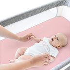 Bassinet Sheets for Baby Girl, 100% Cotton Sheets, 2 Pack - Image 5