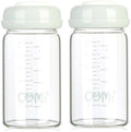 COMI Wide Neck Glass Breastmilk Collection n Storage Bottle, 6oz by COMI